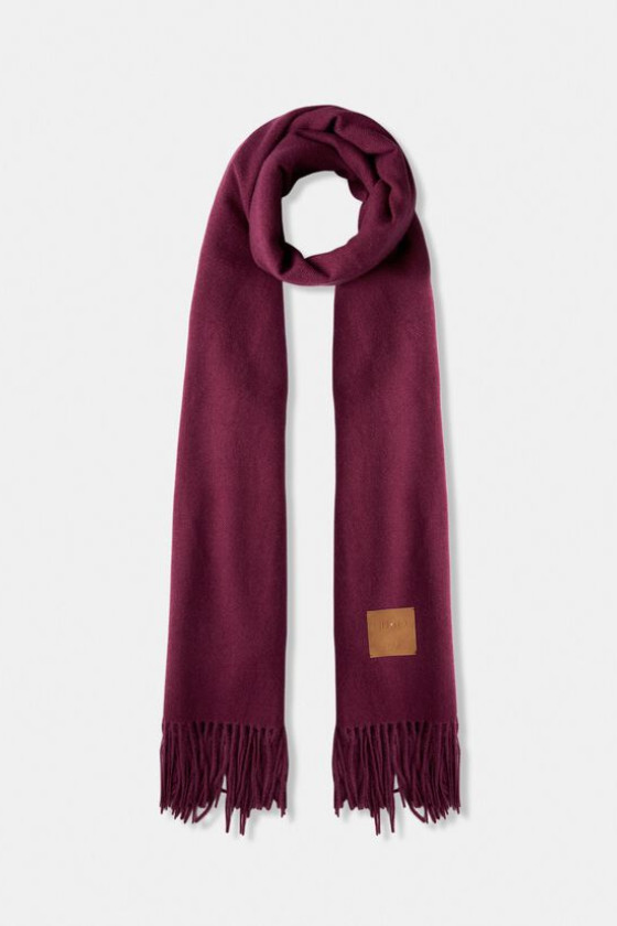 ESTOLA COM FRANJAS ROXO