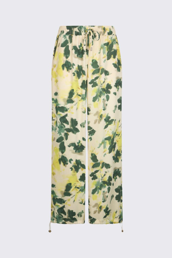 CALÇAS ACETINADAS FLORAL