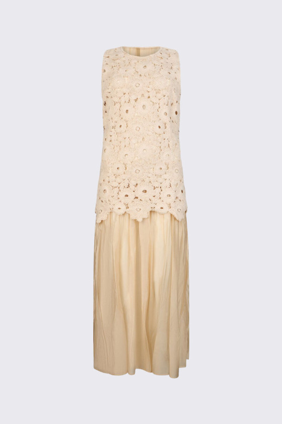 VESTIDO LONGO MACRAMÊ