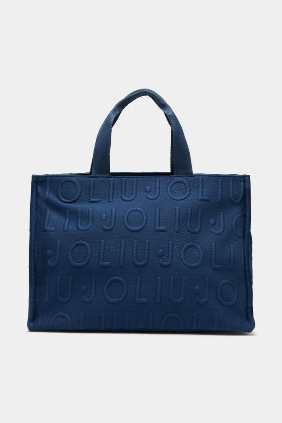 CARTEIRA SHOPPER MALHA BLUE